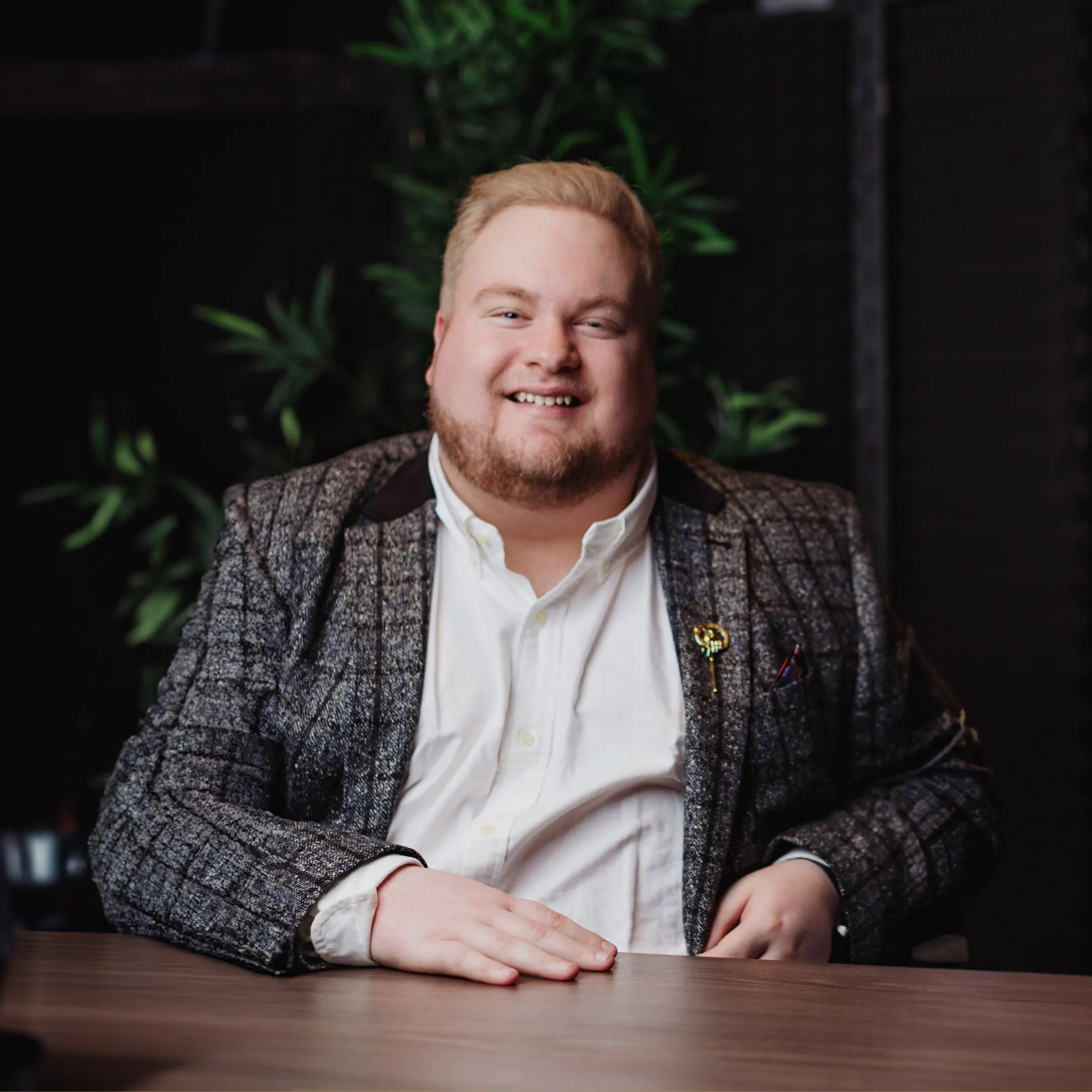 Black Tartan - Founder Johnny Brooks - Portrait